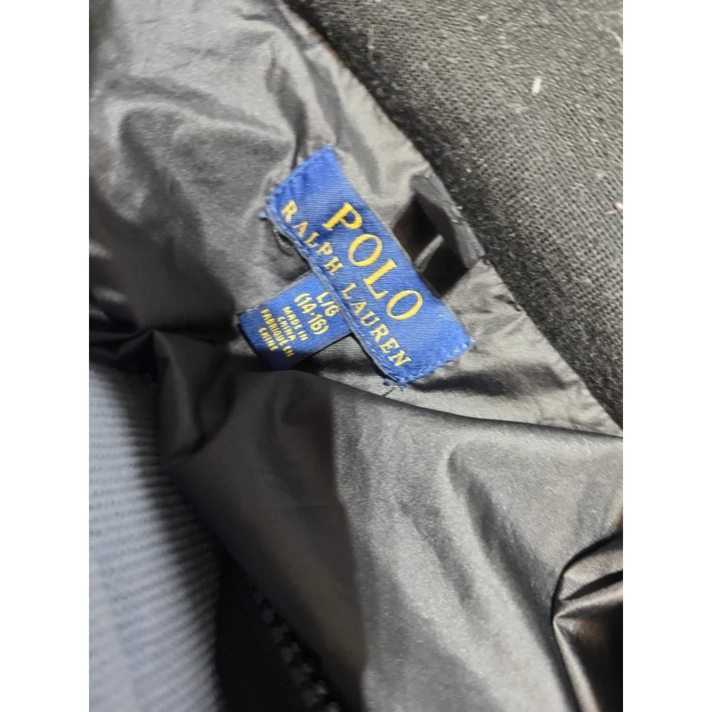 Polo‎ Ralph Lauren Boys Jacket  L 14-16 Black Logo